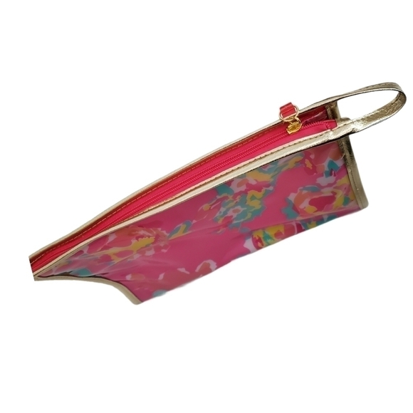 Lily Pulitzer × Estee Laudeer Floral Pink Travel Makeup Kit Bag - Picture 5 of 8